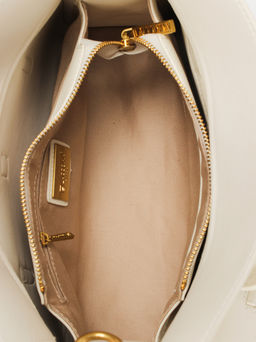 LACCOMA сумка АМ2276-молочный натуральная кожа хлопок