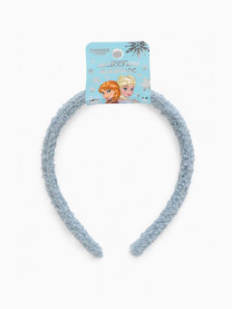 Ободок для волос плюшевый, голубой, Холодное сердце