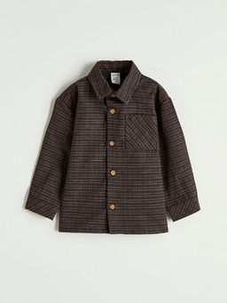 Kareli Poplin Erkek Bebek G?mlek ve Pantolon