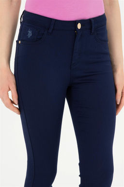Женские темно-синие брюки из плотной ткани Неожиданная скидка в корзине - U.s. polo assn фото 5