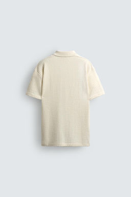 TEXTURED POLO SHIRT - Zara фото 8
