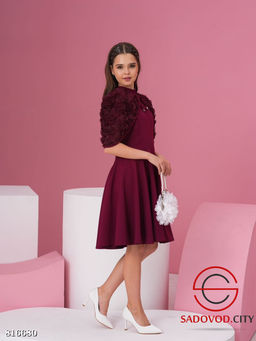 Платье из ткани босс для девочки - Bruno фото 3