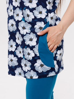 Костюм женский К-223 (кулирка) Индиго - Elenatex фото 17