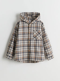 Kap??onlu Ekose Erkek ?ocuk G?mlek