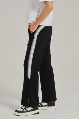 Брюки трикотажные утепленные Черный