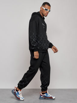 Спортивный костюм мужской трикотажный демисезонный черного цвета 12010Ch - Mtforce фото 4