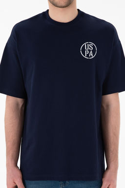 Erkek Oversize Fit Bisiklet Yaka Lacivert Ti__rt Sepette S_rpriz _ndirim - U.s. polo assn фото 7