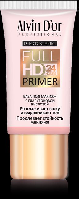 Alvin Dor SP-02 База под макияж Full Hd primer 24hours (розовая) 25мл