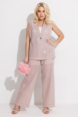 Жилет женский 4389/02/Пудровый - Rise фото 3