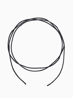 Цена за 3 шт. Шнурок для крестика, набор 3 шт. длина 100 см, диаметр 1.5 мм, нейлоновый гайтан, черный