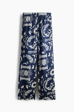 Pantal?n de sat?n con cord?n de ajuste - H&m фото 3