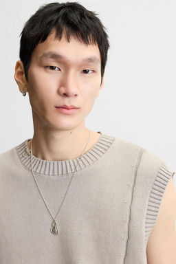 DISTRESSED KNIT WAISTCOAT - Zara фото 5