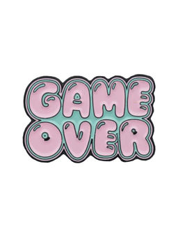 Металлический значок Game over 3*1,9 см