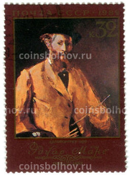 Марка Эдуар Моне Автопортрет 1879 год