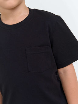 Футболка базовая "Уголь" с карманом