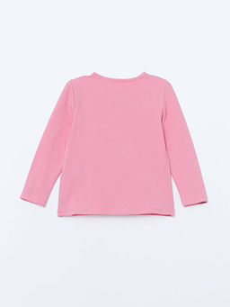 Bisiklet Yaka Basic K?z ?ocuk Ti??rt - Waikiki фото 2