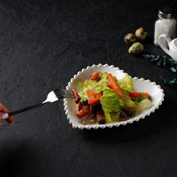 Тарелка Magistro «Сердце», 20.5×21×2.5 см, фарфор, белая