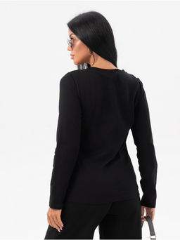 Лонгслив Лимон женский черный - София фото 13