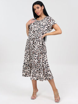 761 ЖЕНСКОЕ ПЛАТЬЕ (Бежевый) - А-дина фото 4