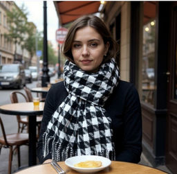 Платок из кашемира, мультицвет