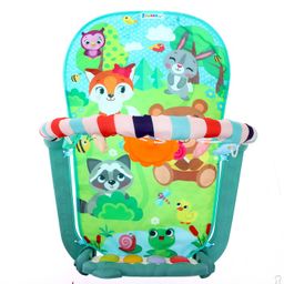 Музыкальный развивающий коврик Милые зверята, русское озвучивание, цвет голубой - Zabiaka фото 5