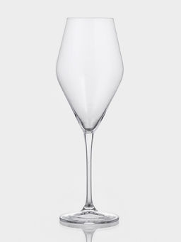 Бокалы для белого вина CRYSTAL BOHEMIA LOXIA, 510 мл, размер одного бокала 9×27 см, набор 2 шт., стекло, прозрачные