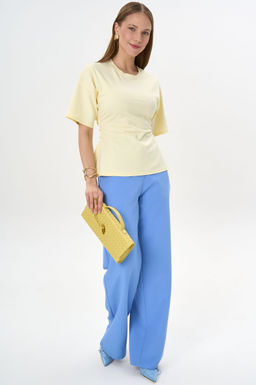 Футболка с завязками Николь (жёлтый) - Эльза фото 11
