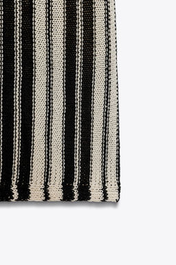 STRIPED KNIT DRESS WITH LINEN - Zara фото 20