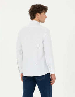 Petrol Slim Fit Uzun Kollu G_mlek - Pierre cardin фото 5