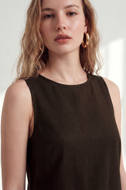 Женское льняное платье Happyfox