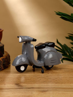 Сувенир «Мопед», 15×9×10 см, дерево, серый