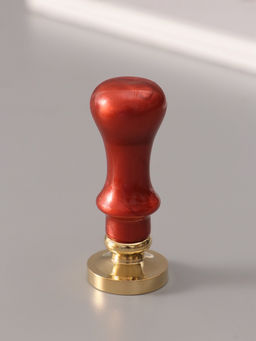 Печать для сургуча с пластиковой ручкой «Классика цифра 2», 2.5×2.5×6.3 см