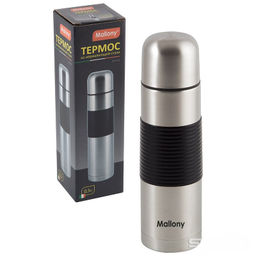 Термос Mallony NUOVO 0,5л нерж сталь с силикон.вставками арт 005232
