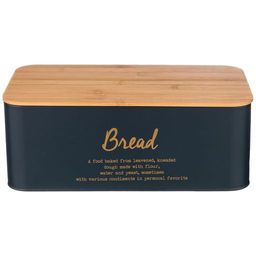 НАБОР ХЛЕБНИЦА 2 в 1 AGNESS NAVY STYLE 6 Л 34*18*12,5 СМ, БАНКА ДЛЯ СЫПУЧИХ 1,1 Л 10*10*14 СМ 3 ШТ  фото 4