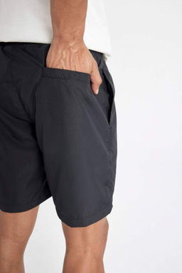 Короткие шорты для плавания стандартного кроя на сетчатой подкладке - Defacto фото 7