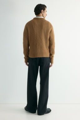 Jersey en punto trenzado Regular Fit - H&m фото 4