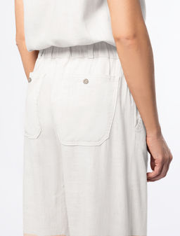 VILATTE / Легкие брюки палаццо изо льна с вискозой  фото 4