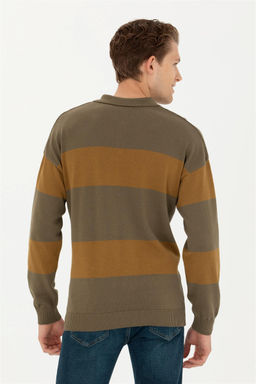 Мужской свитер цвета хаки - U.s. polo assn фото 5