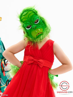 Маска и перчатки для костюма Гринч - Bruno фото 2