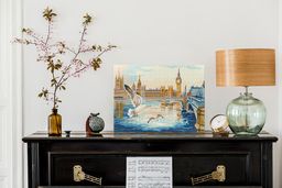 Кристальная (алмазная) мозаика ФРЕЯ ALPD-043 на подрамнике Вид на Биг Бен 40 х 30 см