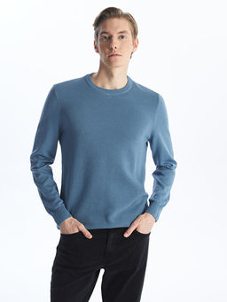 Bisiklet Yaka Erkek Triko Kazak