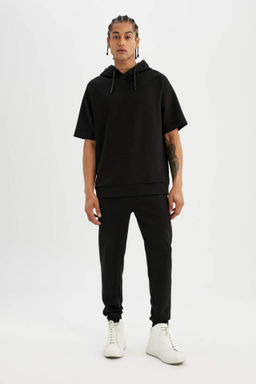 DeFactoFit Jogger Esofman Alt? Slim Fit Dar Kesim Skuba Dalg?c Kumas Lastikli Paca Beli Bagc?kl? Cepli  фото 4