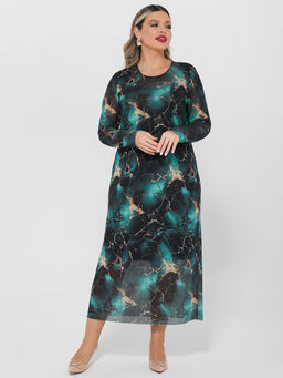 Платье Глория 0240-2амх морская глубина