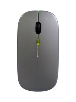 Мышь MB-2.4 беспроводная, оптическая, подсветка, 800-1600 dpi, USB, Bluetooth, серая