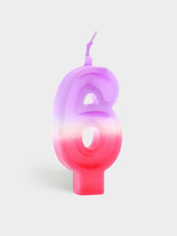Цена за 10 шт. Свеча цифра для торта «6», 8×3.75×1 см