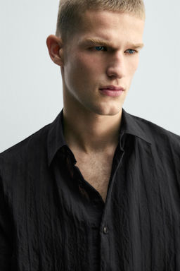TEXTURED RELAXED FIT SHIRT - Zara фото 6