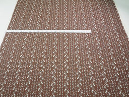 Импорт. хлопок Digital Цветущие дорожки цв.бежево-коричневый, ш.1.4м, хлопок-100%, 135гр/м.кв - Купава фото 5