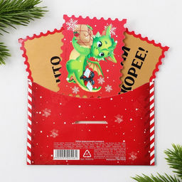 Набор предсказаний в конверте 2024, 8 х 12 см, 3 предсказания - Зимнее волшебство фото 4