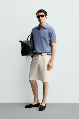 POLO PIQU? REGULAR FIT / Azul - Zara фото 4
