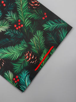 Цена за 2 шт. Пакет подарочный новогодний ламинированный, «Шишки», 33×10×42.5 см